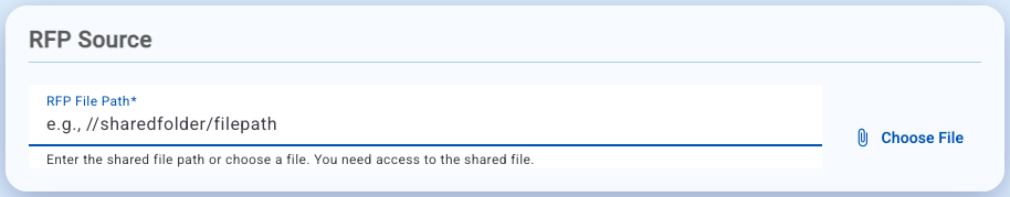 RFP Source upload